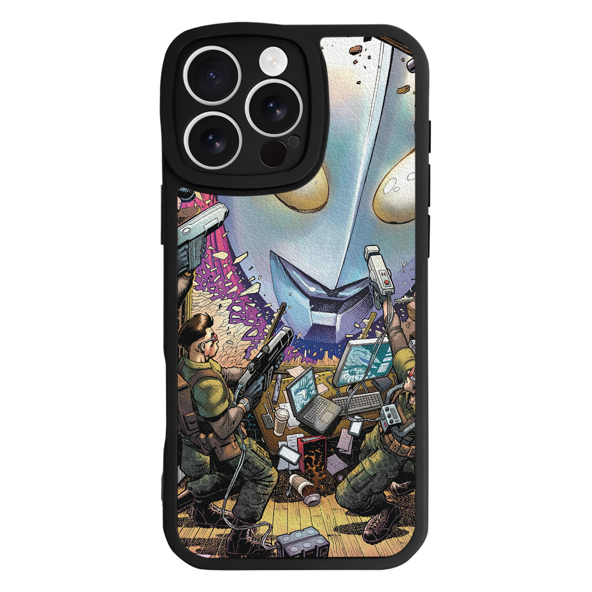（画像用） ウルトラマン Ultraman 【iPhone 16シリーズ対応】シリコンスマホケース（レザー調） 材質：シリコン